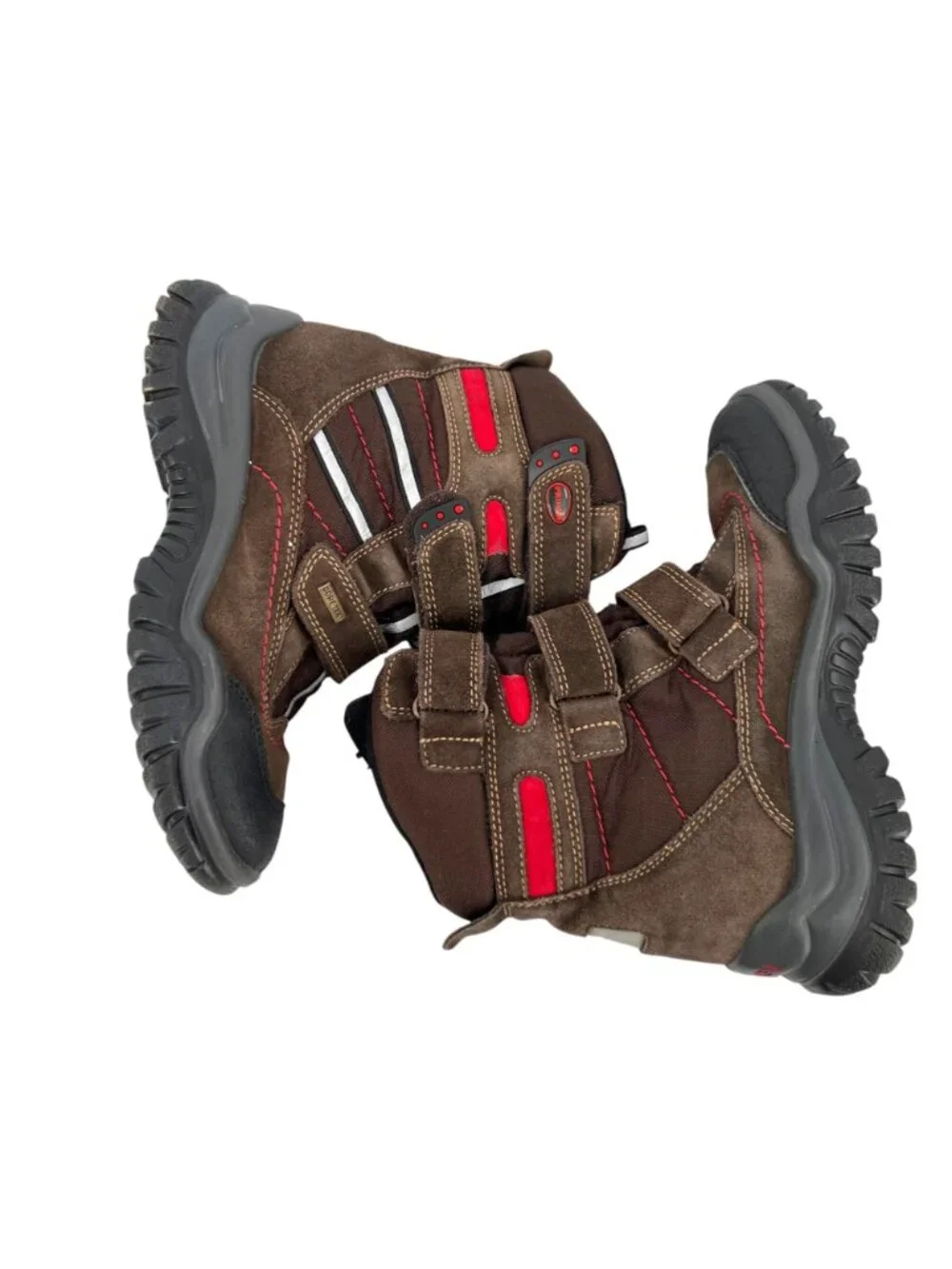 Primigi Kids Brown Suede Winter Snow Boot Goretex Triple Strap Size 36 EU 4.5 US
